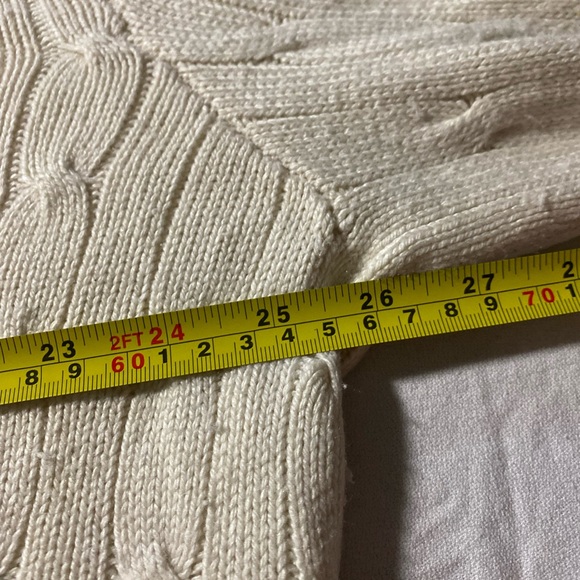 Vintage Ralph Lauren Polo Silk Knit Cream Crewneck sweater - Picture 4 of 6